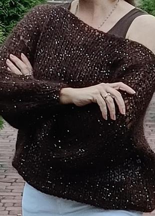 Светр павутинка із мохеру