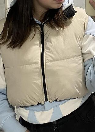 Жилетка zara двох-стороння