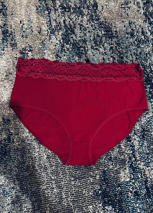 Жіночі бавовняні труси george кольору темна фуксія, великий розмір, xxl