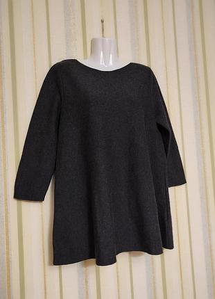 Cos великолепный свитер туника из шерсти