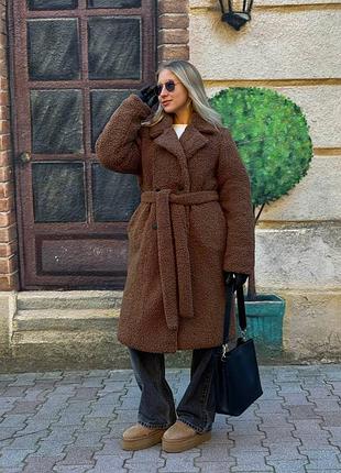 Шубка с поясом