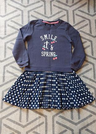 Теплое платье lupilu