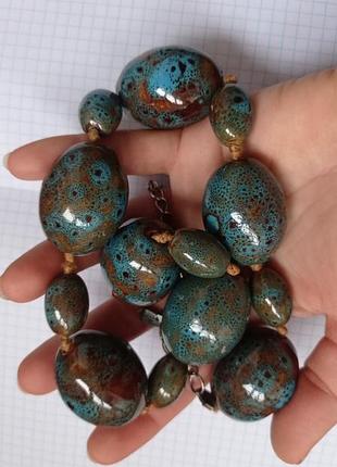 Ожерелье. облевочная ручка.