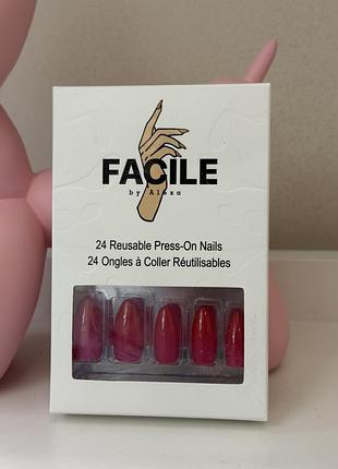 Накладні нігті facile by alexa