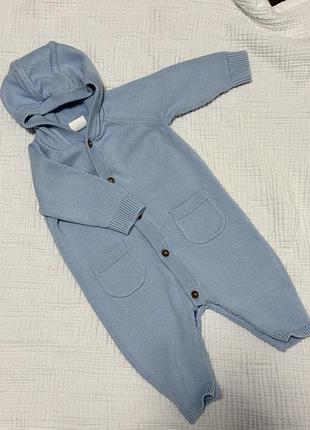 Дитячий вязаний комбінезон  62 розмір