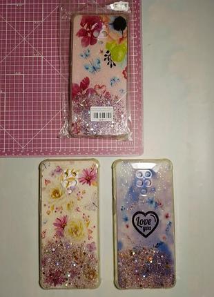 Бампер на xiaomi redmi note 9s, note 9 pro, жесткий, белый силикон, для девочки