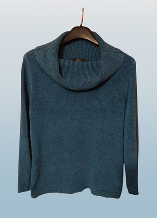 Элегантный вязаный свитер (светер) marks &amp; spencer с воротником-хомутом – ru 14 / eur 42