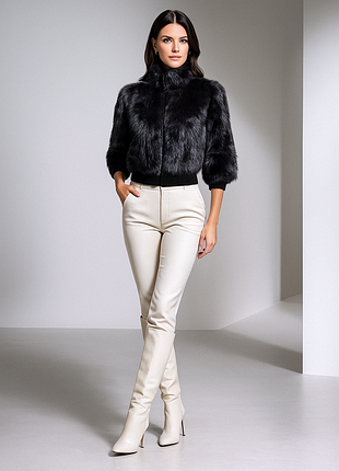 Полушубок шуба куртка автоледи из норки