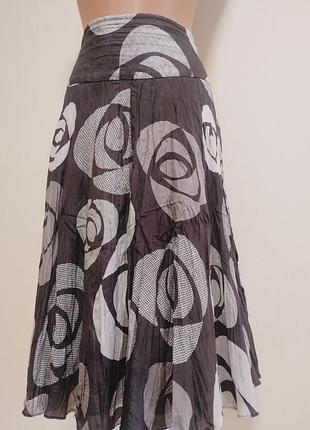 100% шелк юбка солнце