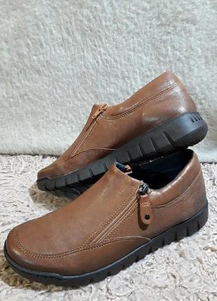 Кожаные ботиночки vera pelle, 39 размер