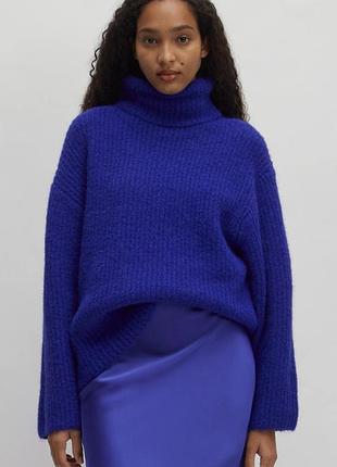 Розкішна светер- водолазка  кашемірово -шерстяна від преміального бренду mrs &hugs