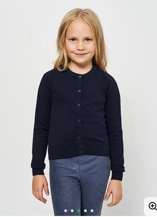 Вкорочена класична кофтина на дівчину від jacadi