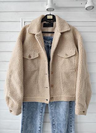 Куртка бомбер теди тёдди барашка размер s 36