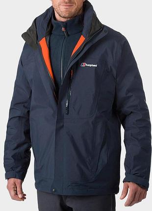 Мембранная ветровка berghaus с капюшоном gore -tex performance shell xl в идеале