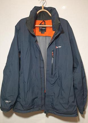 Мембранна вітровка berghaus з капюшоном gore -tex performance shell xl в ідеалі