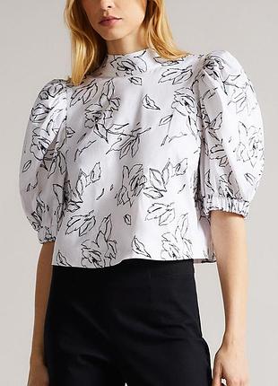 Блуза хлопковая ted baker, размер м/л (арт1980)