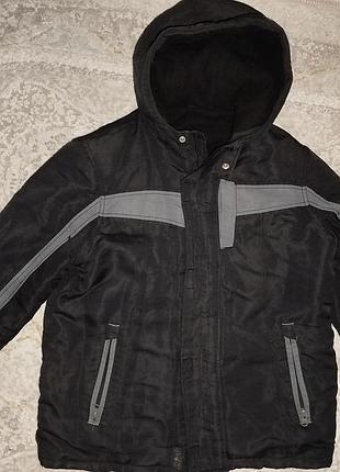 Теплая куртка для подростка бренд: marks &amp; spencer размер 11-12 лет, на рост до 155 см состояние новой вещи