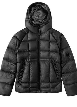 Легендарный пуховик c.p.company dd shell в черном цвете.🔥