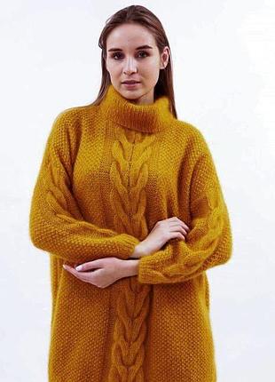 Теплое платье свитер primark