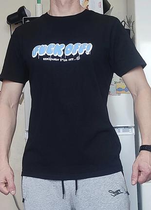 Футболка черная fishbone