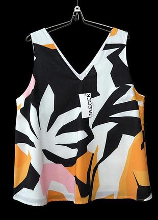 Lux! волшебный хлопковый топ блузка от английского премиум бренда р.18