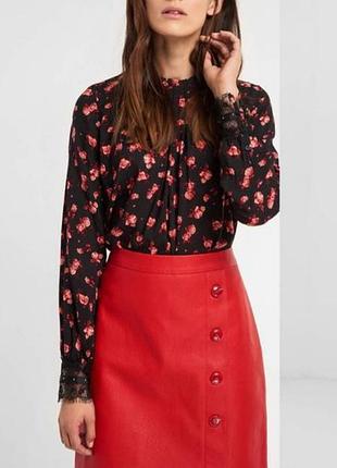 Кожаная юбочка