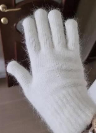 🎅🎄🛍️ ❄️❄️❄️ рукавички  жіночі зимові білі ❄️❄️❄️