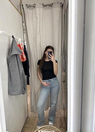 Джинси прямі голубі