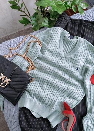 Шикарный свитерик вязкая косы prl