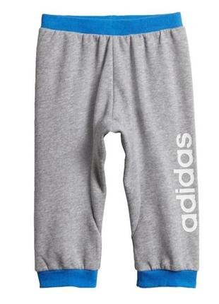 Теплые брюки на флисе adidas, 9-12 мес.