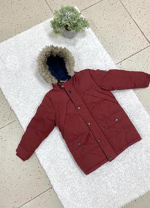 Дитяча зимова куртка парка на хлопчика next 4-5років