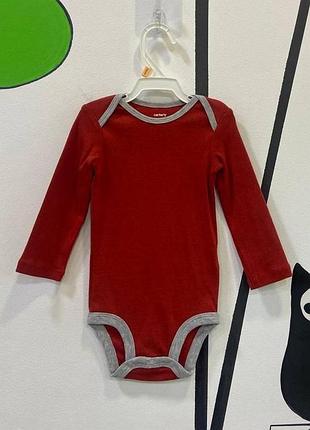 Боди с длинным рукавом картерс новый для мальчика 12м