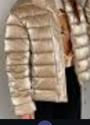 Куртка дитяча демі золотистого кольору