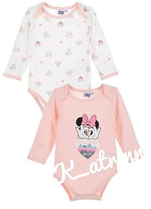 Боди с длинным рукавом disney р.6м, 24м