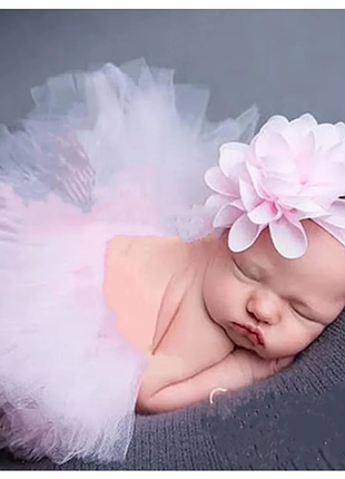 Юбка упаковка здесь для новорожденных фотосессий