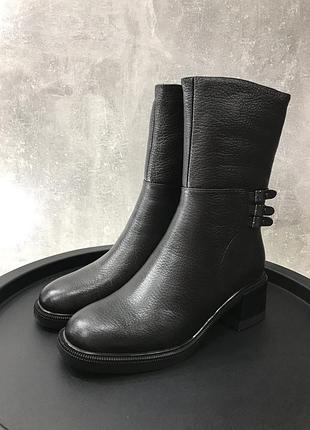 Черевики жіночі чорні шкіряні 117-448-167 veritas турція