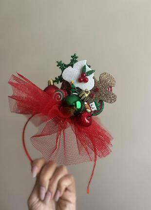 Обруч різдвяний пряник