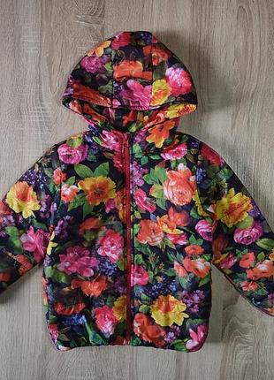 Куртка с цветочным принтом