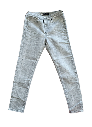 Брюки со змеиным принтом