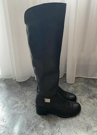 Чоботи жіночі шкіряні на утепленні