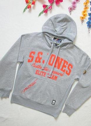 Классная брендовая теплая толстовка худи с капюшоном smith&jones 🍁🌹🍁