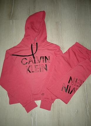 Костюм calvin klein (худи + брюки), размер s