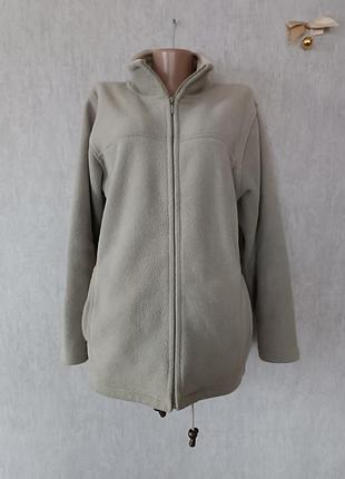 Толстая флисовая кофта толстовка на молнии р.s