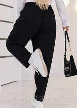 Штани жіночі штани розмір 52/18 чорні натуральна віскоза