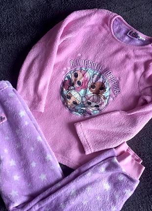 Тепла піжама для дівчинки