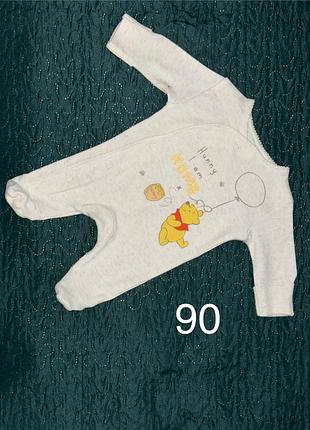 Сліп чоловічок для новонароджених 50 розмір вінні пух