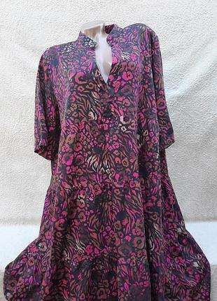 Ярусное платье,р54🦋🌺🌸🌷