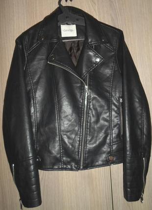 Куртка курточка косуха эко-кожа размер uk-10