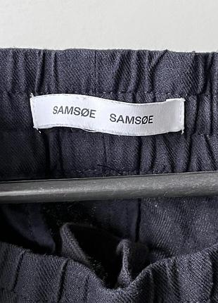 Штани чоловічі льон, бавовна samsoe samsoe smithy trousers 12671, xl 7