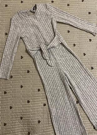 Комбінезон, теплий комбінезон, комбінезон в рубчик